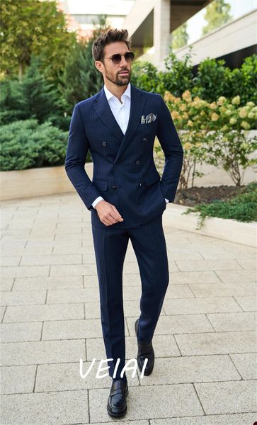 men's suits blazers navy pinstripe men suits double breasted wedding business suit traje formal para hombre blazer tuxedos 2 pieces coa, White;black
men's suits blazers navy pinstripe men suits double breasted wedding business suit traje formal para hombre blazer tuxedos 2 pieces coa, White;black