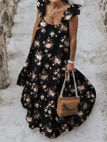 casual dresses celmia women leisure sundress floral print bohemian long robes summer aline maxi dress ruffles sleeveless holiday vestidos 23, Black;gray
casual dresses celmia women leisure sundress floral print bohemian long robes summer aline maxi dress ruffles sleeveless holiday vestidos 23, Black;gray