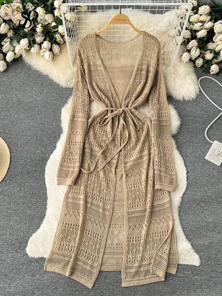 sweaters singreiny bohemian casual summer cardigan dress women long sleeve hollow out thin fashion vacation midi long knitted dresses, White;black
sweaters singreiny bohemian casual summer cardigan dress women long sleeve hollow out thin fashion vacation midi long knitted dresses, White;black