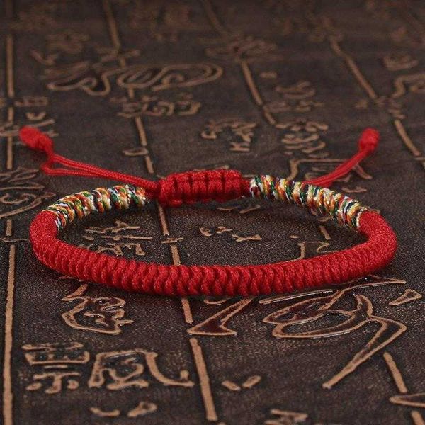 selling bracelet handmade woven jin gang knot red rope ethnic style carrying strap, Golden;silver
selling bracelet handmade woven jin gang knot red rope ethnic style carrying strap, Golden;silver