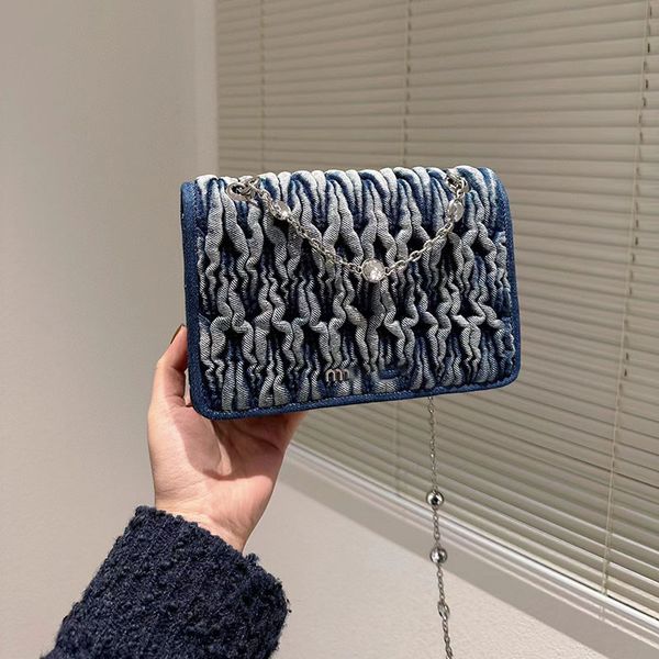 mm small blue denim bag single shoulder crossbody purse strap faux crystal diamond embellishments weekend travel wallet 20cm
mm small blue denim bag single shoulder crossbody purse strap faux crystal diamond embellishments weekend travel wallet 20cm