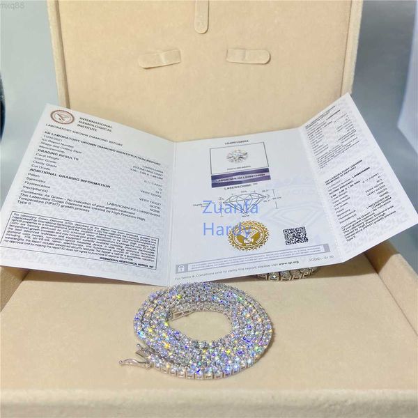hip hop jewelry 14k white yellow rose gold vs lab grown diamond hpht tennis chain diamond necklace tennis, Silver
hip hop jewelry 14k white yellow rose gold vs lab grown diamond hpht tennis chain diamond necklace tennis, Silver