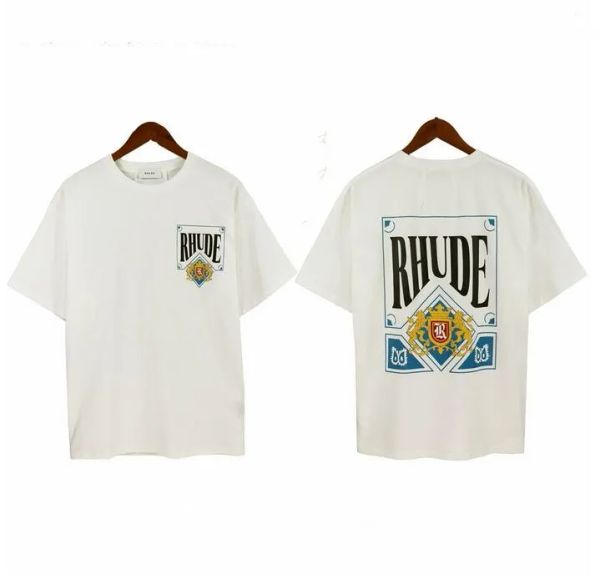 2023 newsummer mens t-shirts womens rhudes designers for men letter polos embroidery tshirts clothing short sleeved tshirt large tees, White;black
2023 newsummer mens t-shirts womens rhudes designers for men letter polos embroidery tshirts clothing short sleeved tshirt large tees, White;black