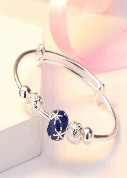 925 sterling silver round bead snowflake dreamcatcher charm bracelet bangle for women elegant 2021 jewelry gift sl3035731211, Black
925 sterling silver round bead snowflake dreamcatcher charm bracelet bangle for women elegant 2021 jewelry gift sl3035731211, Black