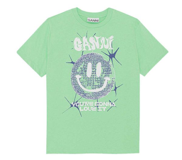 gan women designer t shirt new summer cotton smiling face short sleeve printed round neck summer versatile style fashion, White
gan women designer t shirt new summer cotton smiling face short sleeve printed round neck summer versatile style fashion, White