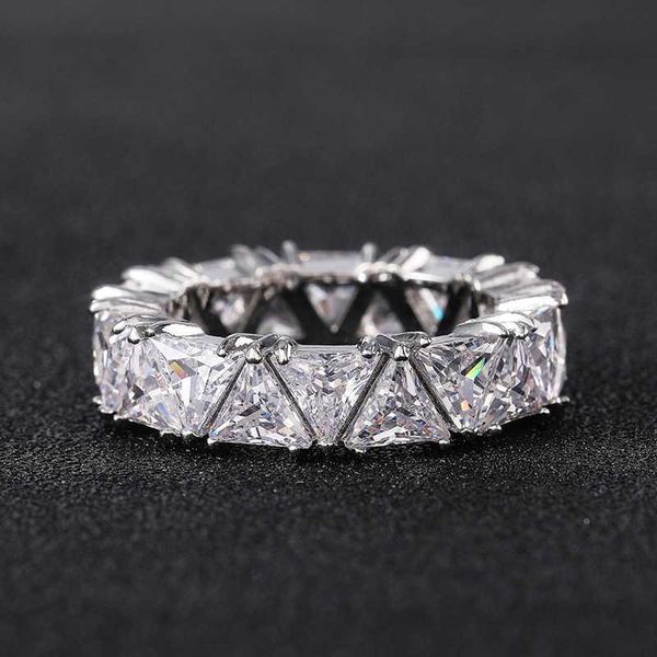 band rings gorgeous women promise eternity rings geometric triangle white cubic zirconia stone wedding engagement jewelry 2023 trend z0509, Silver
band rings gorgeous women promise eternity rings geometric triangle white cubic zirconia stone wedding engagement jewelry 2023 trend z0509, Silver