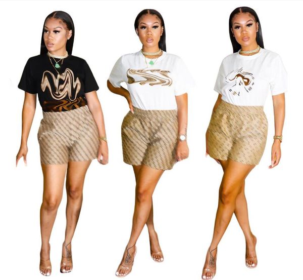 women's tracksuits 2023ggss summer new luxury brand women's letter printing short sleeve shorts sports two piece women's set, Gray
women's tracksuits 2023ggss summer new luxury brand women's letter printing short sleeve shorts sports two piece women's set, Gray