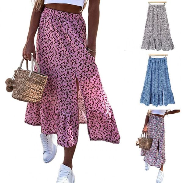 skirts elegant women bohemian floral print loose casual female split aline ruffle stitching summer lady long 230509, Black
skirts elegant women bohemian floral print loose casual female split aline ruffle stitching summer lady long 230509, Black