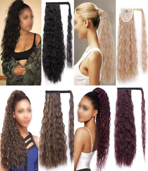 new wavy ponytail extension women synthetic wrap around magic paste yaki ponytail corn wave clip in hairpiece fake hair9321812, Black
new wavy ponytail extension women synthetic wrap around magic paste yaki ponytail corn wave clip in hairpiece fake hair9321812, Black