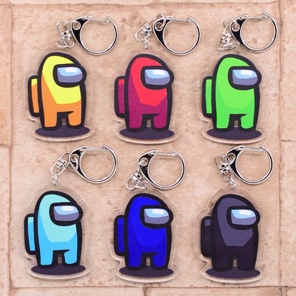 keychains crewmatesimposter keychain double sided acrylic cartoon key chain pendant anime accessories key ring j230426, Silver
keychains crewmatesimposter keychain double sided acrylic cartoon key chain pendant anime accessories key ring j230426, Silver