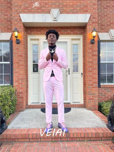 men's suits blazers pink prom suits for young men one button blazer sets homecoming party wear for boy costume rose pour homme 2 pieces, White;black
men's suits blazers pink prom suits for young men one button blazer sets homecoming party wear for boy costume rose pour homme 2 pieces, White;black