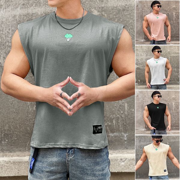mens tank summer men vest brand gym men fitness sleeveless shirt male cotton sports vest undershirt casual clothing 230509, White;black
mens tank summer men vest brand gym men fitness sleeveless shirt male cotton sports vest undershirt casual clothing 230509, White;black