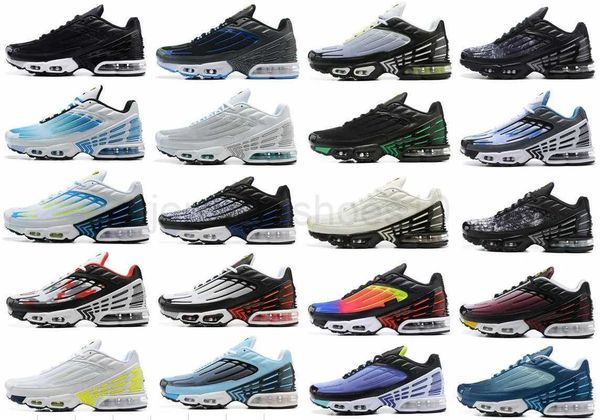 2023 tn plus 3 tuned mens running shoes trainers triple black white trainers jogging chaussures outdoor sports sneaker 2.5
2023 tn plus 3 tuned mens running shoes trainers triple black white trainers jogging chaussures outdoor sports sneaker 2.5