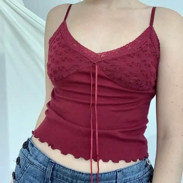 tanks 2023 chic lace trim milkmaid camisole tie up v neck straps crop y2k fairy 00s vintage tank aesthetic grunge mini vest, Black;white
tanks 2023 chic lace trim milkmaid camisole tie up v neck straps crop y2k fairy 00s vintage tank aesthetic grunge mini vest, Black;white