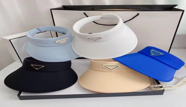 2021 summer empty visors hat sunshade hats beach holiday cap black white caps 5colors p0774626470, Blue;gray
2021 summer empty visors hat sunshade hats beach holiday cap black white caps 5colors p0774626470, Blue;gray
