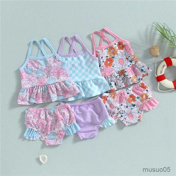 two-pieces baby summer swimwear girls swimsuit floral print halter bikini sets kids bathing suit toddler beachwear, Blue
two-pieces baby summer swimwear girls swimsuit floral print halter bikini sets kids bathing suit toddler beachwear, Blue