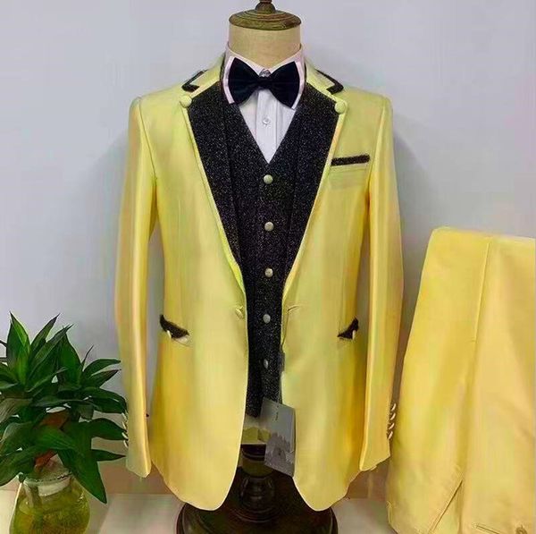 men's suits blazers custom latest design classic shiny gold with black wedding suits for men slim fit groom party wear tuxedos 3pcs bla, White;black
men's suits blazers custom latest design classic shiny gold with black wedding suits for men slim fit groom party wear tuxedos 3pcs bla, White;black