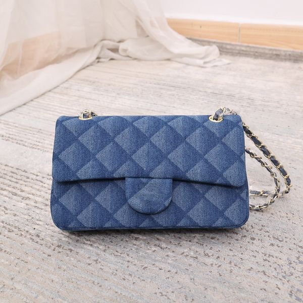 classic flap bag 25cm medium womens real leather blue denim quilted purse small luxury designers crossbody shoulder bags chain strap
classic flap bag 25cm medium womens real leather blue denim quilted purse small luxury designers crossbody shoulder bags chain strap