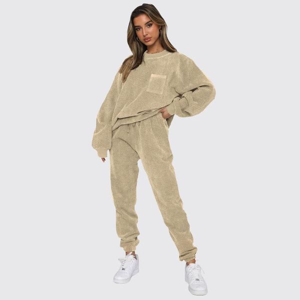 pants corduroy jumper suit winter spring solid casual tracksuit women fleece 2 pieces sets sports sweatshirts pullover sweatpants, White
pants corduroy jumper suit winter spring solid casual tracksuit women fleece 2 pieces sets sports sweatshirts pullover sweatpants, White