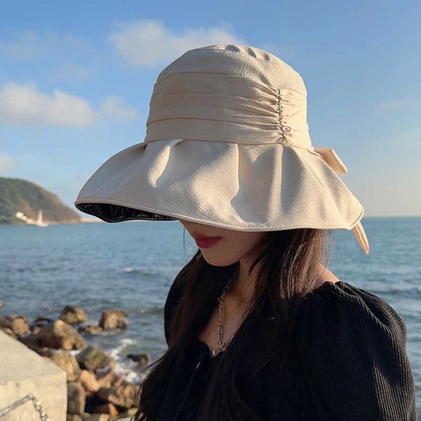 wide brim hats new vinyl sunshade and sunscreen hat women's summer outdoor sun hat fashion bowknot fisherman hat aa230508, Blue;gray
wide brim hats new vinyl sunshade and sunscreen hat women's summer outdoor sun hat fashion bowknot fisherman hat aa230508, Blue;gray