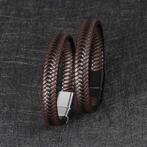 fashion personalized bracelet style 12 strand woven leather string stainless steel alloy magnetic buckle, Golden;silver
fashion personalized bracelet style 12 strand woven leather string stainless steel alloy magnetic buckle, Golden;silver