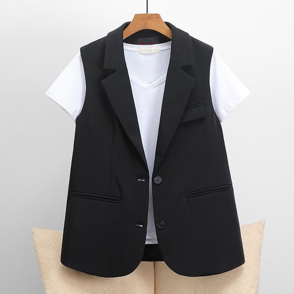 vests 2102 suit vest spring women casual fashion sleeveles jackets pocket thin allmatch korean elegant cool ofoffice clothing new, Black;white
vests 2102 suit vest spring women casual fashion sleeveles jackets pocket thin allmatch korean elegant cool ofoffice clothing new, Black;white