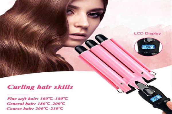 3 barrels hair curling iron automatic perm splint ceramic curler waver curlers rollers styling tools styler wand 2202103037867
3 barrels hair curling iron automatic perm splint ceramic curler waver curlers rollers styling tools styler wand 2202103037867