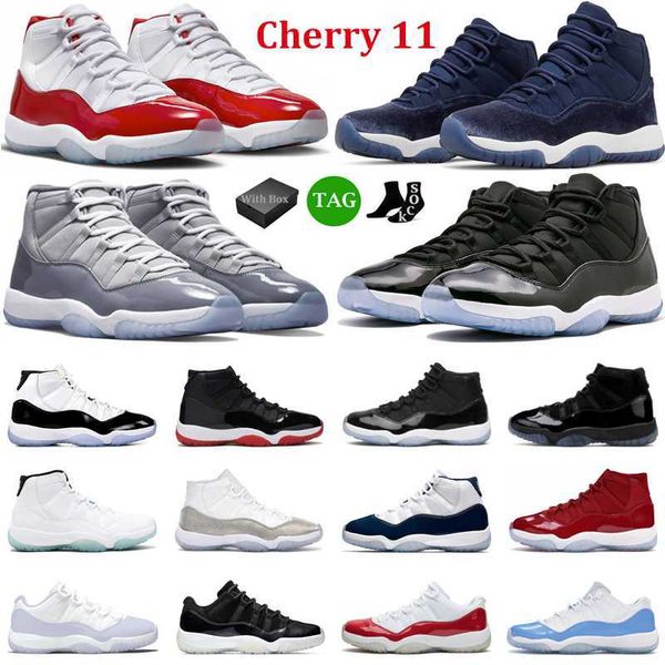 og cherry 11 basketball shoes men women jumpman 11s midnight navy cool grey 25th anniversary concord gamma blue mens trainers sport sneakers
og cherry 11 basketball shoes men women jumpman 11s midnight navy cool grey 25th anniversary concord gamma blue mens trainers sport sneakers