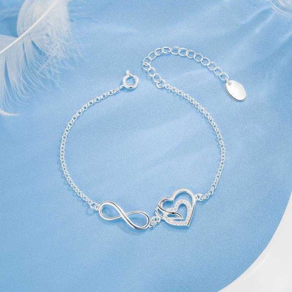 silver plated simple bracelet zircon heart shaped 8 word korean style creative for valentines day, Golden;silver
silver plated simple bracelet zircon heart shaped 8 word korean style creative for valentines day, Golden;silver