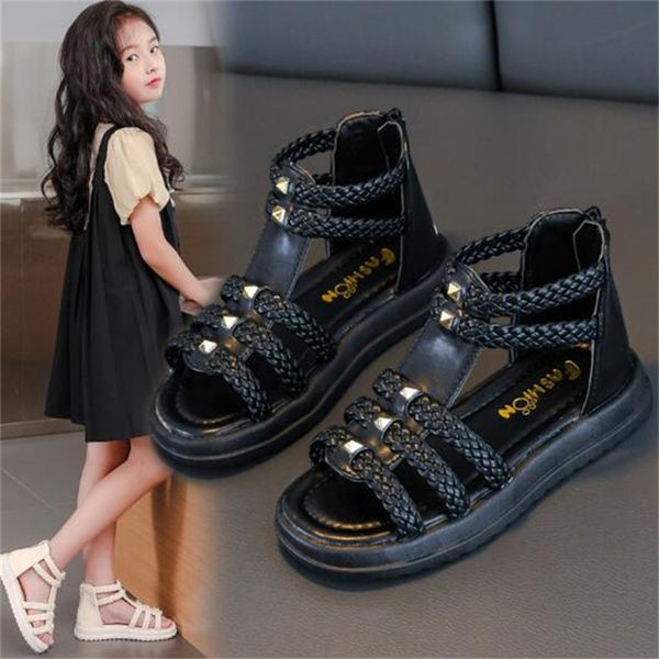 girl sandals summer children shoes rivets beach slippers soft -bottom toddler infant slides princess roman shoes slip on kids sports sandal, Black;red
girl sandals summer children shoes rivets beach slippers soft -bottom toddler infant slides princess roman shoes slip on kids sports sandal, Black;red