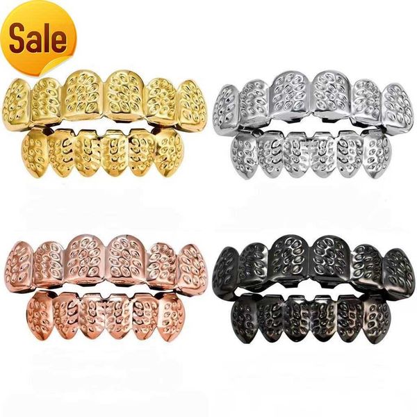 halloween jewelry for rapper 18k gold plated rose gold bottom teeth grills set carved patterns teeth grillz, Silver
halloween jewelry for rapper 18k gold plated rose gold bottom teeth grills set carved patterns teeth grillz, Silver