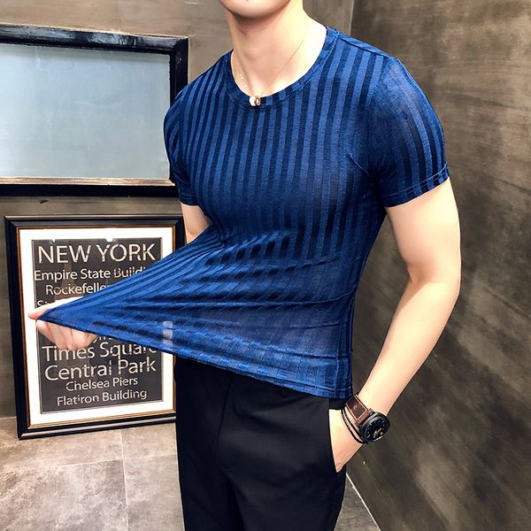 men's t-shirts summer men's t-shirt korean slim trend round neck half-sleeved shirt solid color bottoming shirt striped t-shirt 23, White;black
men's t-shirts summer men's t-shirt korean slim trend round neck half-sleeved shirt solid color bottoming shirt striped t-shirt 23, White;black