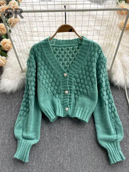 sweaters singreiny women autumn knitted cardigans casual long sleeves v neck hollow out design button ladies gentle warm home, White;black
sweaters singreiny women autumn knitted cardigans casual long sleeves v neck hollow out design button ladies gentle warm home, White;black