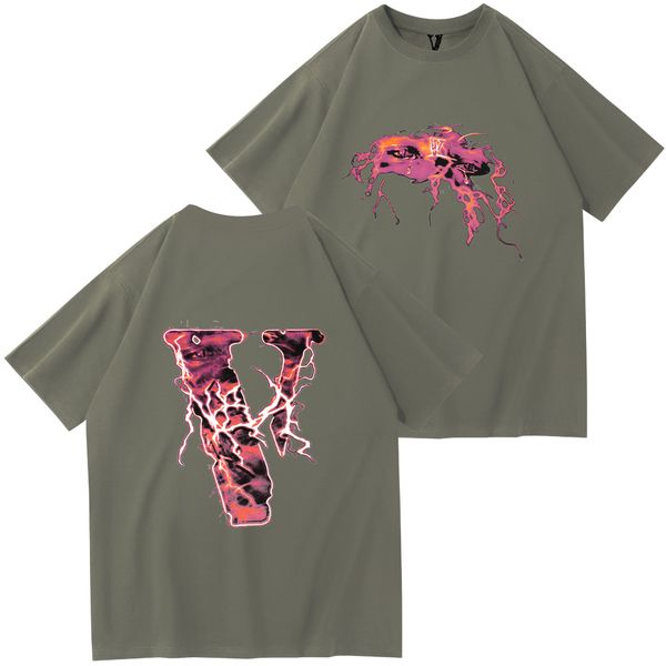 vlone short sleeve tshirt mens summer fashion brand mens new hong kong style loose half sleeve american cotton tshirt, White;black
vlone short sleeve tshirt mens summer fashion brand mens new hong kong style loose half sleeve american cotton tshirt, White;black