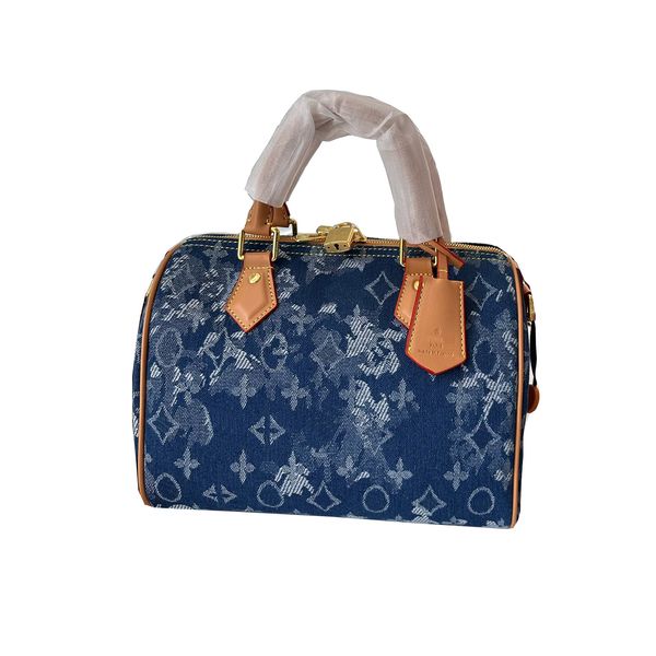 23 womens luxurys designers speedy 25 tote denim bag retiro handbags embossed flowers pillow shouder crossbody women handbag with original d
23 womens luxurys designers speedy 25 tote denim bag retiro handbags embossed flowers pillow shouder crossbody women handbag with original d