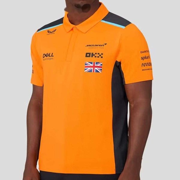 2023 fashion f1 men's polo formula one team the mclaren lando norris short sleeve leisure quick-drying in summer 454, White;black
2023 fashion f1 men's polo formula one team the mclaren lando norris short sleeve leisure quick-drying in summer 454, White;black