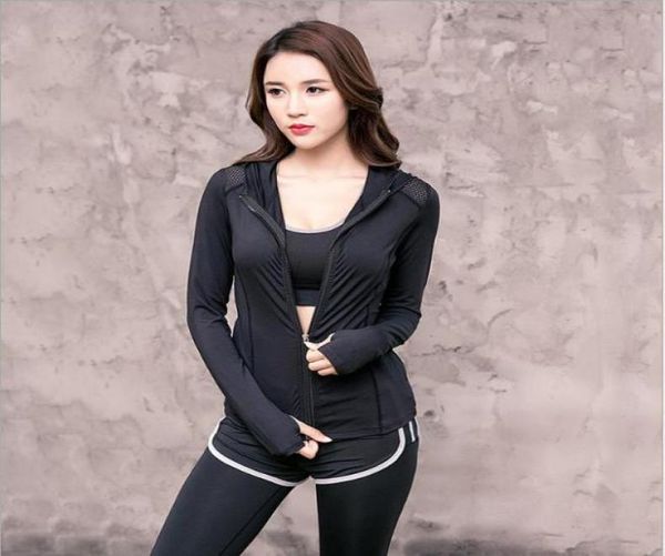 outdoor sports fitness longsleeved yoga jacket for women with quickdrying zipper yoga net yarn in autumn and winter7047094, White;black
outdoor sports fitness longsleeved yoga jacket for women with quickdrying zipper yoga net yarn in autumn and winter7047094, White;black