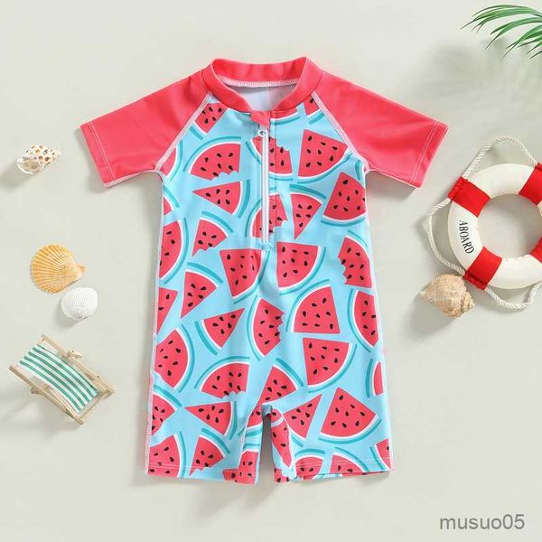 two-pieces kids girls bikini short sleeve zipped watermelon print swimsuit for summer beach bathing suit boys swimwear, Blue
two-pieces kids girls bikini short sleeve zipped watermelon print swimsuit for summer beach bathing suit boys swimwear, Blue