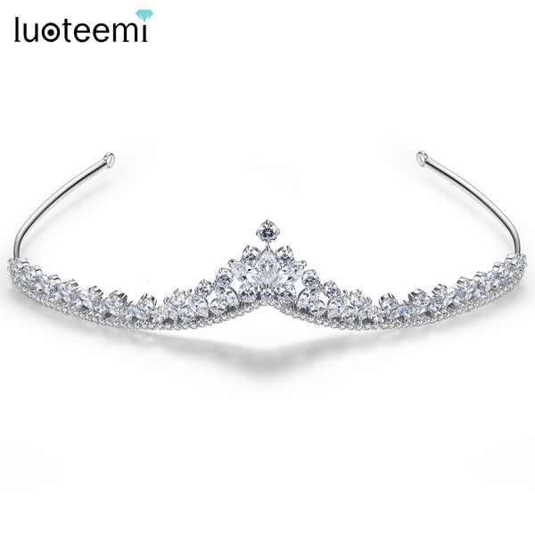 wedding hair jewelry luoteemi shinnig bridal tiara clear cz crystal decoration women luxury bride cubic zirconia queen diadem crown 230508, Slivery;golden
wedding hair jewelry luoteemi shinnig bridal tiara clear cz crystal decoration women luxury bride cubic zirconia queen diadem crown 230508, Slivery;golden
