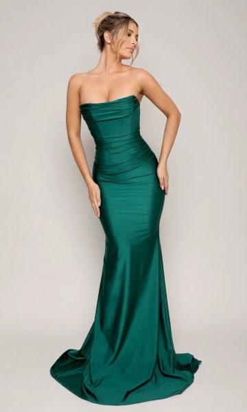 simple mermaid evening dresses for black women floor length strapless pleats evening formal occasions party second reception birthday pagean, Black;red
simple mermaid evening dresses for black women floor length strapless pleats evening formal occasions party second reception birthday pagean, Black;red
