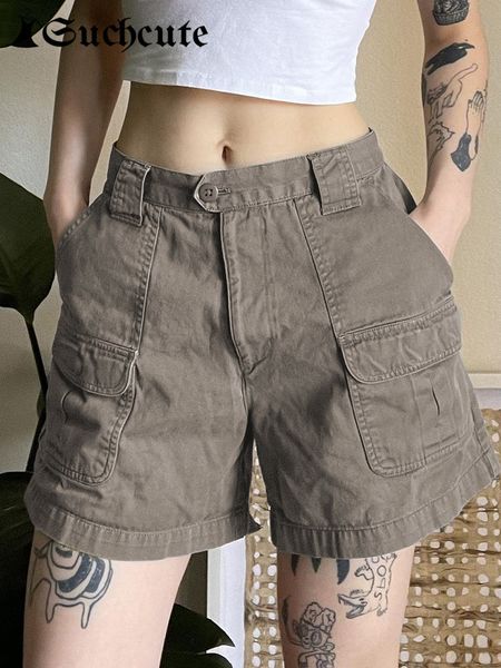 women's shorts suchcute y2k vintage pocket patchwork cargo shorts women harajuku low waist denim short streetwear solid bodycon bottoms, White;black 
women's shorts suchcute y2k vintage pocket patchwork cargo shorts women harajuku low waist denim short streetwear solid bodycon bottoms, White;black