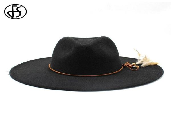 wide brim hats fs british style winter 95cm hat solid big wool black fedoras cap men women panama jazz sombreros de hombre6810941, Blue;gray
wide brim hats fs british style winter 95cm hat solid big wool black fedoras cap men women panama jazz sombreros de hombre6810941, Blue;gray