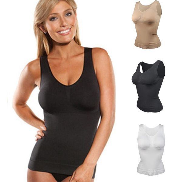 womens shapers shapewear tummy control high elastic strench padded tank slimming body shaper compress vest corset 230509, Black;white
womens shapers shapewear tummy control high elastic strench padded tank slimming body shaper compress vest corset 230509, Black;white