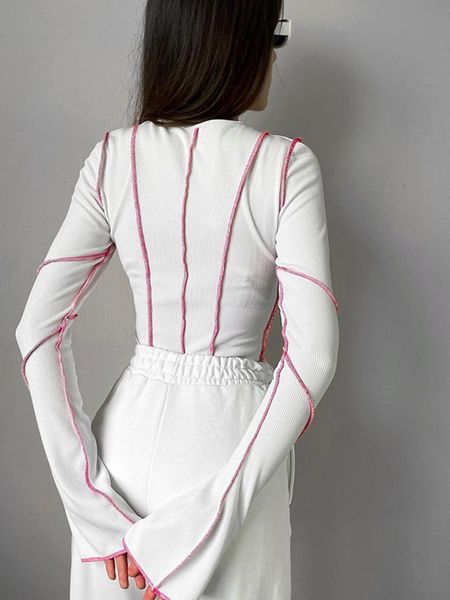 women s t shirt kaus wanita motif garis garis atasan dasar pakaian jalanan ramping seksi modis leher o musim semi panas 2023 230509, White
women s t shirt kaus wanita motif garis garis atasan dasar pakaian jalanan ramping seksi modis leher o musim semi panas 2023 230509, White