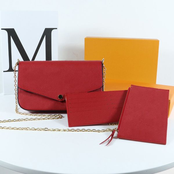 set of three pochette women's chain bag wallet messenger bag leather handbag shoulder flower wallet bag 10
set of three pochette women's chain bag wallet messenger bag leather handbag shoulder flower wallet bag 10