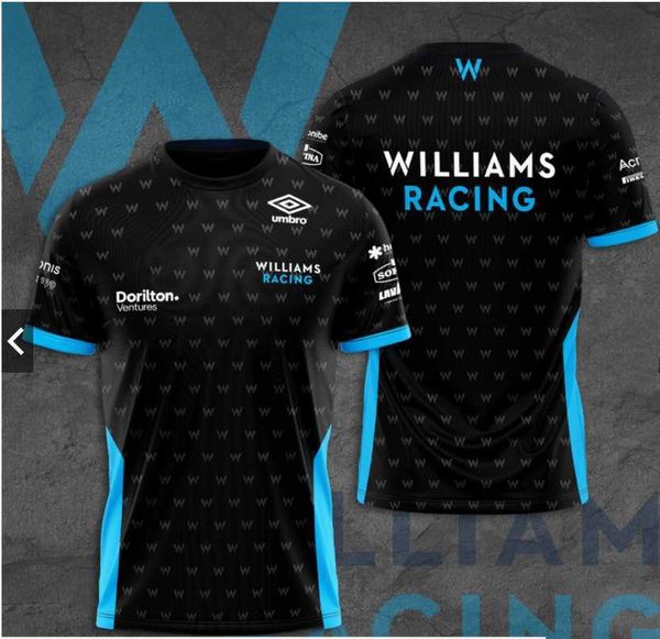 2023 fashion f1 men's t shirt formula one team summer williams crew neck short sleeve outdoor racing extreme sports enthusiast leisure, White;black
2023 fashion f1 men's t shirt formula one team summer williams crew neck short sleeve outdoor racing extreme sports enthusiast leisure, White;black