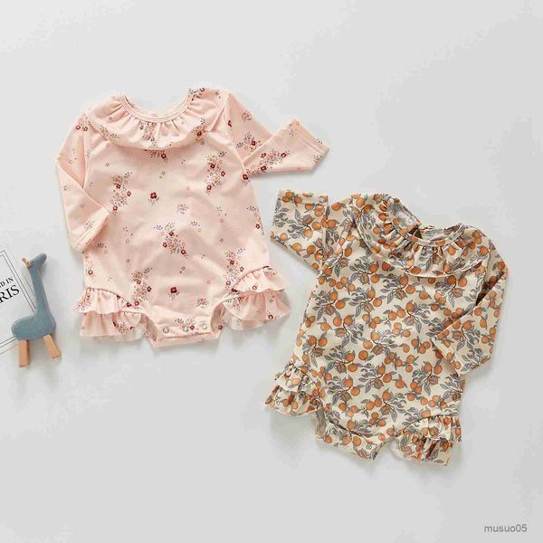two-pieces summer style baby girls swimsuits bodysuits long sleeve floral toddlers kids beach bikini children swimwear, Blue
two-pieces summer style baby girls swimsuits bodysuits long sleeve floral toddlers kids beach bikini children swimwear, Blue