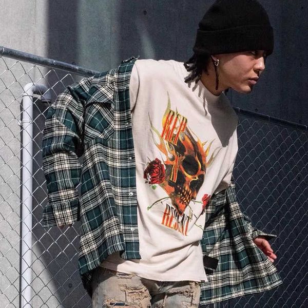 men's jackets represent rep designer fashion wool plaid shirt high street loose casual couple long sleeve coat for men, Black;brown
men's jackets represent rep designer fashion wool plaid shirt high street loose casual couple long sleeve coat for men, Black;brown