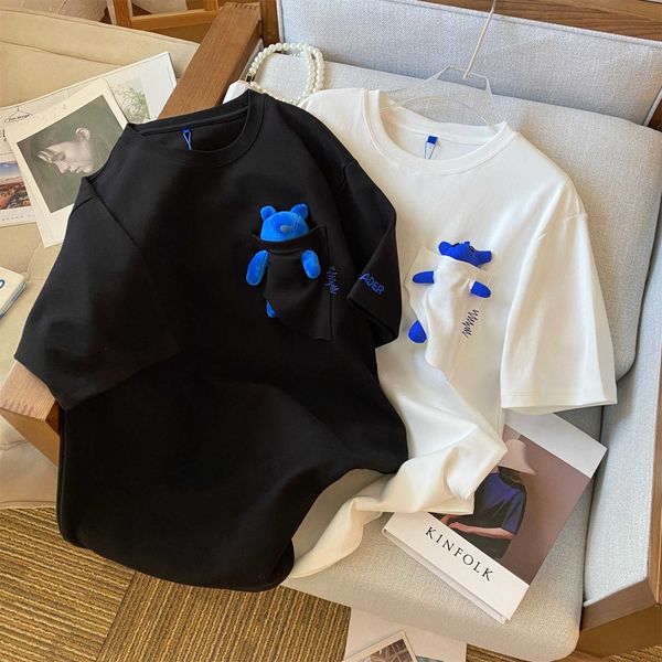 women's t-shirt new summer threedimensional bear t shirt women harajuku solid oversized pure cotton long tshirt woman clothes black whi, White
women's t-shirt new summer threedimensional bear t shirt women harajuku solid oversized pure cotton long tshirt woman clothes black whi, White