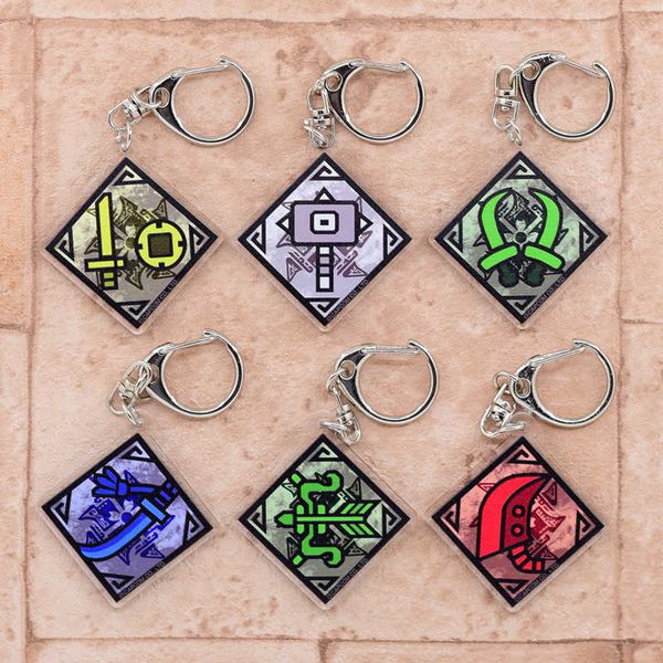 keychains monster hunter keychain series #3 double sided acrylic cartoon key chain pendant anime accessories keyring j230426, Silver
keychains monster hunter keychain series #3 double sided acrylic cartoon key chain pendant anime accessories keyring j230426, Silver